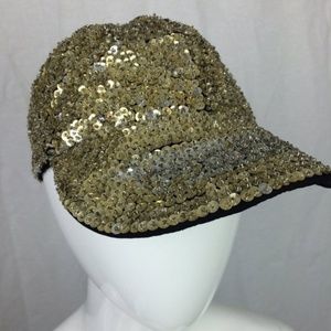 Silver Gold Sequin Baseball Hat 90s Hat Party Hat